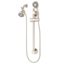 Napa 2.5 GPM Combination Personal Hand Shower with Fixed Shower Head, Diverter, Hose and Slide Bar
