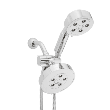 Neo 2.5 GPM Combination Multi Function Shower Head and Hand Shower with Adjustable Bracket