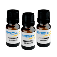 Peppermint Aromatherapy Oil Extract for Steam Shower System - Value Pack of 3