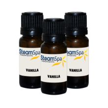 Vanilla Aromatherapy Essential Oil for Steam Shower System - Value Pack of 3