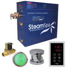 Indulgence 9 KW QuickStart Steam Bath Generator Package with Built-in Auto Drain