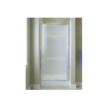 Vista Pivot II 65-1/2" High x 26-1/2" Wide Hinged Framed Shower Door with Pattern Glass