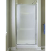 Vista Pivot II 65-1/2" High x 48" Wide Framed Shower Door with Pattern Glass