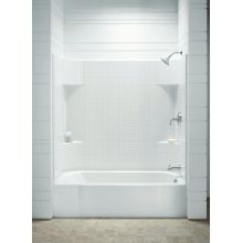 Accord AFD 60" x 30" Bath with Age in Place Backers - Right-hand Drain