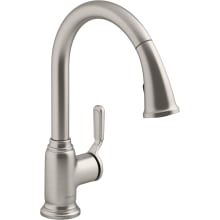 Ludington 1.5 GPM Single Hole Pull Down Kitchen Faucet
