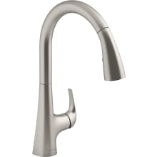 Medley 1.5 GPM Single Hole Pull Down Kitchen Faucet with MasterClean Sprayface and ProMotion Technology - Includes Escutcheon