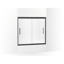 Finesse 55-1/2" High x 56-5/8" Wide Sliding Framed Tub Door