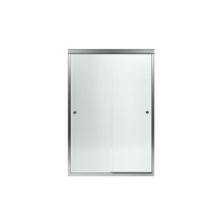 Finesse 70-1/16" x 47-5/8" Frameless Sliding Shower Door with Clear Glass and Clean Coat