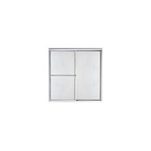 Deluxe 55-1/4" High x 56-1/4" Wide Sliding Framed Shower Door with Clear, Frosted, or Pattern Glass