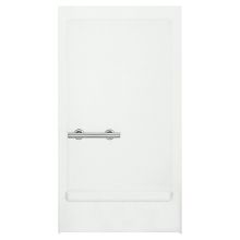 ADA Shower 65-1/4" x 39-3/8" Vikrell Shower Back Wall with Grab Bar Right
