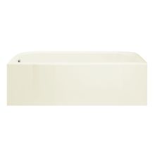 Accord 60" x 30" Vikrell Soaking Bathtub for Alcove Installations with Left Drain