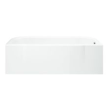 Accord 60" x 30" Vikrell Soaking Bathtub for Alcove Installations with Right Drain