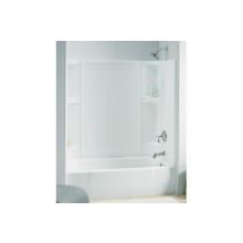 Accord 60" x 30" x 74-1/4" AFD Smooth Bath/Shower with Age in Place Backers - Right-hand Drain
