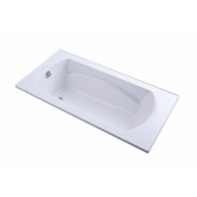 Lawson 72" x 36" Vikrell Soaking Bathtub for Drop In Installations with Reversible Drain Location