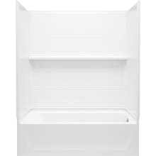 Traverse 76 1/4" X 60" Bath/Shower With Right Drain