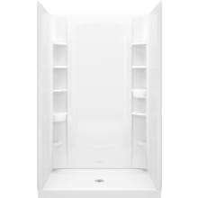 STORE+ Vikrell 48" x 34" x 77" Shower Kit with Integrated and Removable Storage