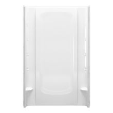 STORE+ Vikrell 48" x 72-1/2" Shower Back Wall with Integrated and Removable Storage and Age In Place Backers