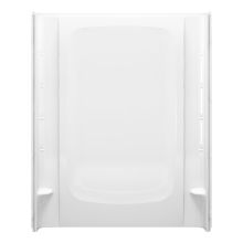 STORE+ Vikrell 60" x 72-1/2" Shower Back Wall with Integrated and Removable Storage