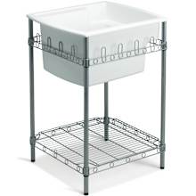 Latitude 25" Utility Sink with Stand