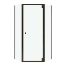 Solitaire 72-1/4" Framed Pivot Neo Angle Shower Door with Clean Coat