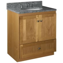 Simplicity 30" Single Free Standing Vanity Cabinet Only - Less Vanity Top