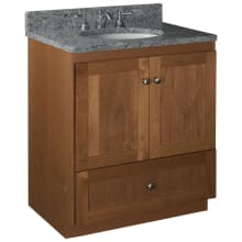 Simplicity 30" Single Free Standing Vanity Cabinet Only - Less Vanity Top