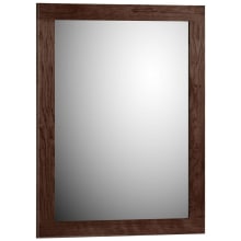 Simplicity 24" W x 32" H Transitional Rectangular Wood Framed Bathroom Wall Mirror