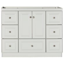 Simplicity 42" Single Free Standing Vanity Cabinet Only - Less Vanity Top