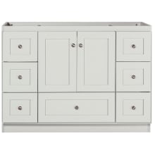 Simplicity 48" Single Free Standing Vanity Cabinet Only - Less Vanity Top
