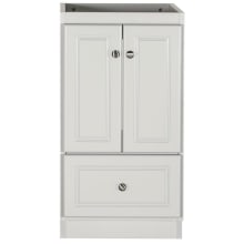 Simplicity 18" Single Free Standing Vanity Cabinet Only - Less Vanity Top