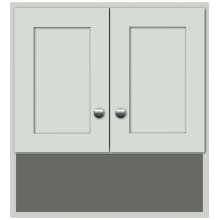 Simplicity 26" MDF and Plywood Wall Mounted Bathroom Cabinet