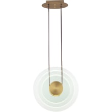 Stratum 16" Wide LED Pendant by Nina Magon