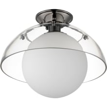 Domain 14" Wide LED Semi-Flush Ceiling Fixture by Mat Sanders