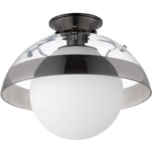 Domain 14" Wide LED Semi-Flush Ceiling Fixture by Mat Sanders