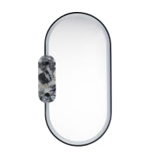 Stonewall 24" W x 40" H Contemporary Oval Framed Bathroom Wall Mirror