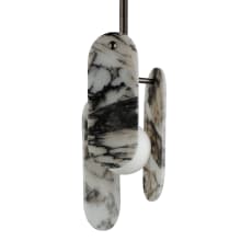 Megalith 7" Wide LED Abstract Mini Pendant by Nina Magon