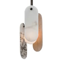 Megalith 7" Wide LED Abstract Mini Pendant by Nina Magon