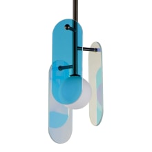 Megalith 7" Wide LED Abstract Mini Pendant