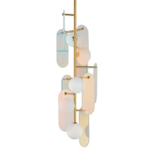 Megalith 5 Light 13" Wide LED Abstract Pendant