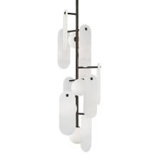 Megalith 5 Light 13" Wide LED Abstract Pendant