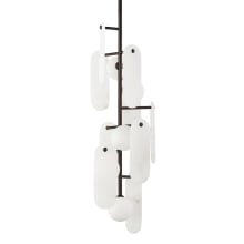 Megalith 5 Light 13" Wide LED Abstract Pendant