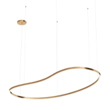 Unity XL 94" Wide LED Abstract Linear Chandelier