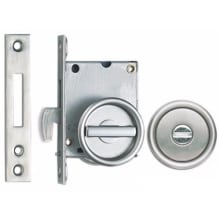 Privacy Sliding Door Latch with Thumbturn and Coin Turn Release