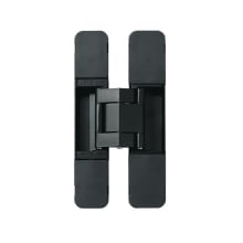 4-3/4 Inch 3-Way Adjustable Invisible Door Hinge with 180 Degree Opening Angle - Single Hinge