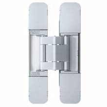 4-3/4 Inch 3-Way Adjustable Invisible Door Hinge with 180 Degree Opening Angle - Single Hinge