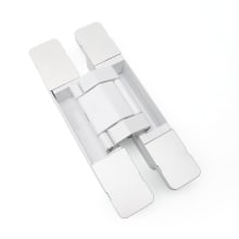 Full Inset Invisible Cabinet Door Hinge with 180 Degree Opening Angle - Pair