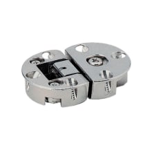 5/8 Inch Overlay Screw-On Concealed European Drop Hinge with 90 Degree Opening Angle and 2-Way Adjustment Function