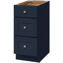 Blue Topaz 34-1/2" Solid Wood and Birch Veneer Free Standing Bathroom Cabinet