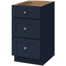 Blue Topaz 34-1/2" Solid Wood and Birch Veneer Free Standing Bathroom Cabinet