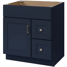 Blue Topaz 30" Single Free Standing Vanity Cabinet Only - Less Vanity Top